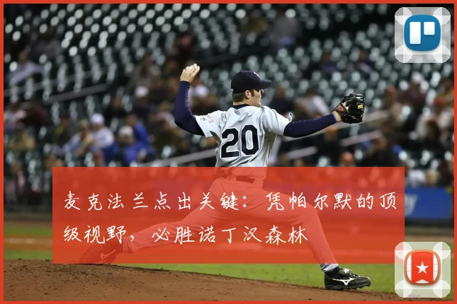 麦克法兰点出关键:凭帕尔默的顶级视野,必胜诺丁汉森林